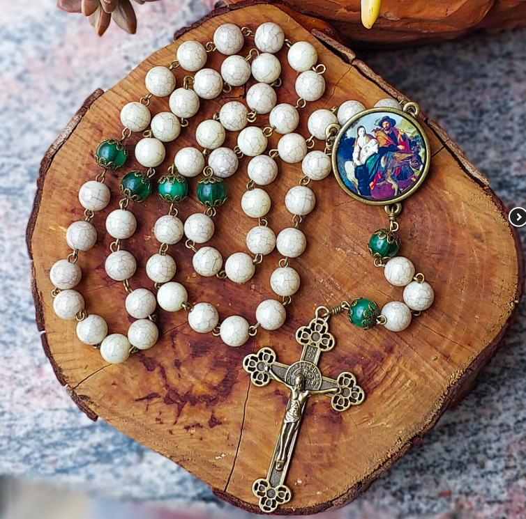 Terço Ateliê da Rainha Terço Nossa Senhora do Desterro